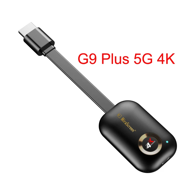 G9 Plus 5G 4K Mira экран G9 Plus 2,4G 5G 4K 1080P беспроводной Wi-Fi HDMI Палка Miracast Airplay зеркальный экран обмен литой IOS Android телефон к телевизору - Цвет: G9 Plus 5G 4K