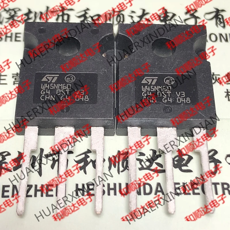 5 шт., новые оригинальные кнопки W45NM60 STW45NM60-247 600V 45A
