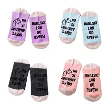 Осенняя Новинка; модные носки для взрослых с буквенным принтом; повседневные Оригинальные носки