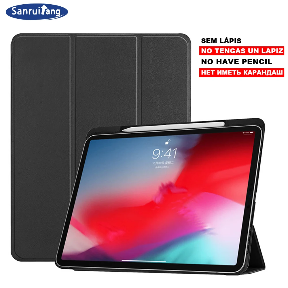 Чехол для iPad Pro 11 2018 чехол с держателем-карандашом умный из искусственной кожи