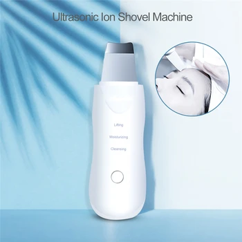 

Ultrasonic Deep Face Pore Cleaning Skin Scrubber Remove Dirt Blackhead Reduce Wrinkles Facial Lifting Peeling Ultrasonic Shovel