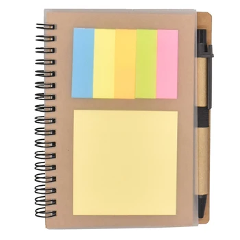 

1 Set Sticky Note Combination Kraft Paper Useful Notepad for School Office