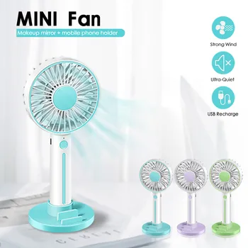 

Mini Handheld Fan Smart Home Portable Desk Stroller Fan With USB Charging Operated Cooling Fan for Room Outdoor Household Travel