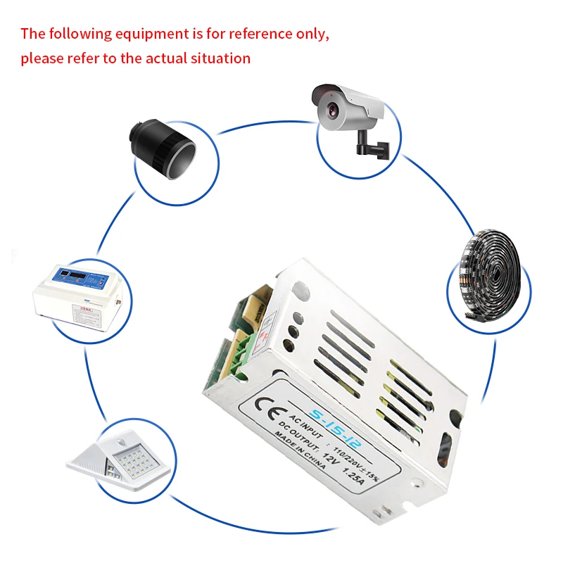 Lighting Transformer DC 5V 12V 24V 36V 48V 1A 2A 3A 5A 6A 6.5A 7.5A 8A 10A 12A 15A 20A 30A 33A 40A 50A 60A Power Supply For Led 6