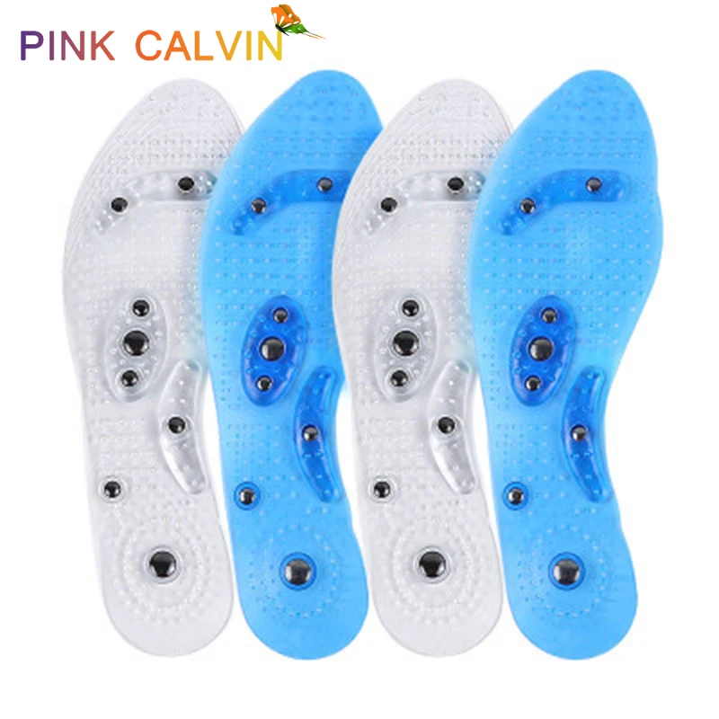 

Shoe Inserts 2019 New Unisex Transparent Shoe Insole Silicone Magnet Therapy Massage Anti-fatigue Shoe Pad