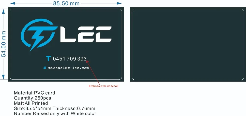 business card
