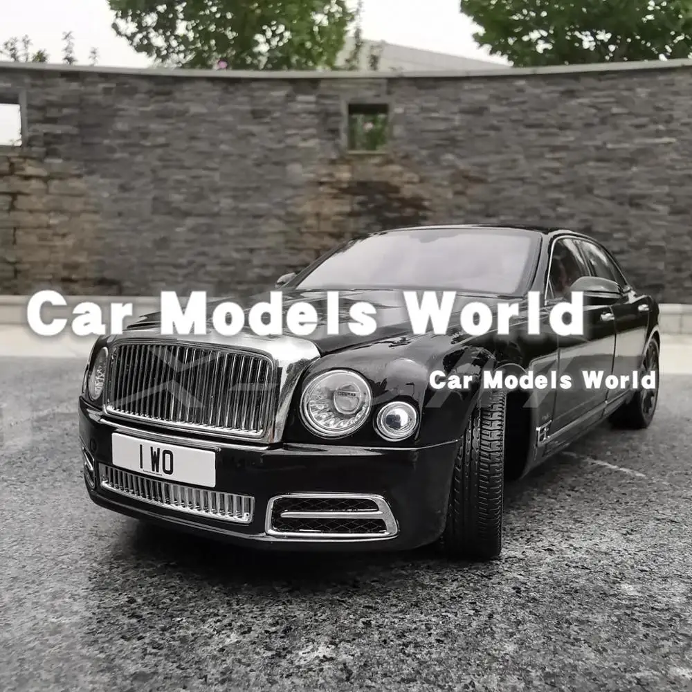 Литая модель автомобиля почти Настоящая Mu lsanne W.O. Выпуск Mulliner 1:18 + маленький