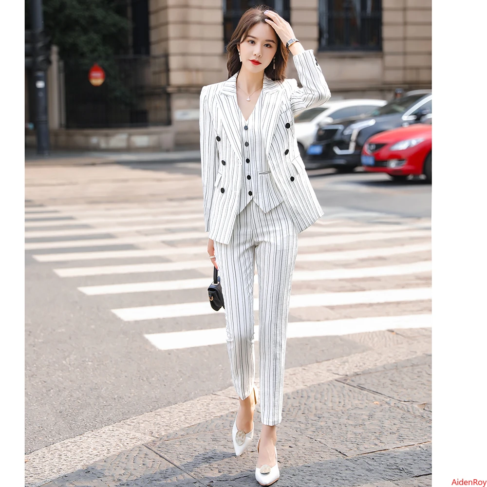 red and white suits for ladies