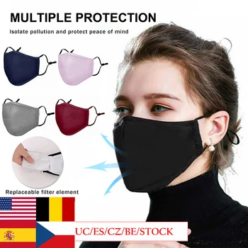 

Cotton PM2.5 Mouth Mask Activated carbon filter Windproof Mouth-muffle bacteria Face Masks