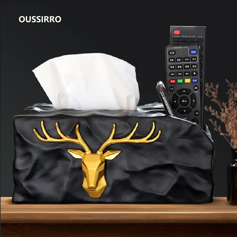 Oussirro европейский стиль Роскошная коробка для салфеток модный элегантный дом, гостинная настольное полотенце держатель для салфеток