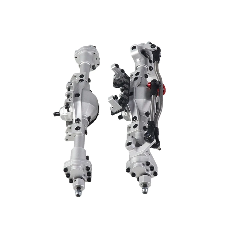 Алюминиевый CNC анодированный полный задний портальный мост для 1/10 RC Гусеничный автомобиль осевой SCX10 II 90046 90047 Запчасти для обновления