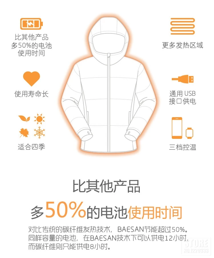 Winter Outdoor Electric Heated Jacket Vest USB Heating Vest Infrared Hunting Riding Jacket Moto Thermal Warm Cloth Waistcoat