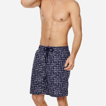 

PPFRIEND New Quick Dry Summer Mens Print Beach Board Shorts Surf Siwmwear Bermudas Swim For Men Athletic Mens Gym Shorts