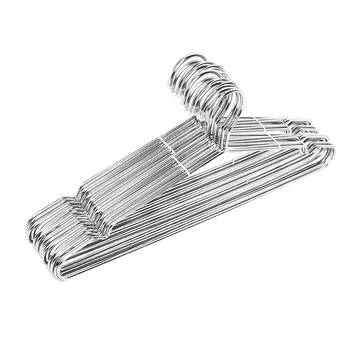 

20Pcs Metal Clothes Rack Stainless Steel Multifunctional Pants Rack Receive Hanger Hook For Laundry