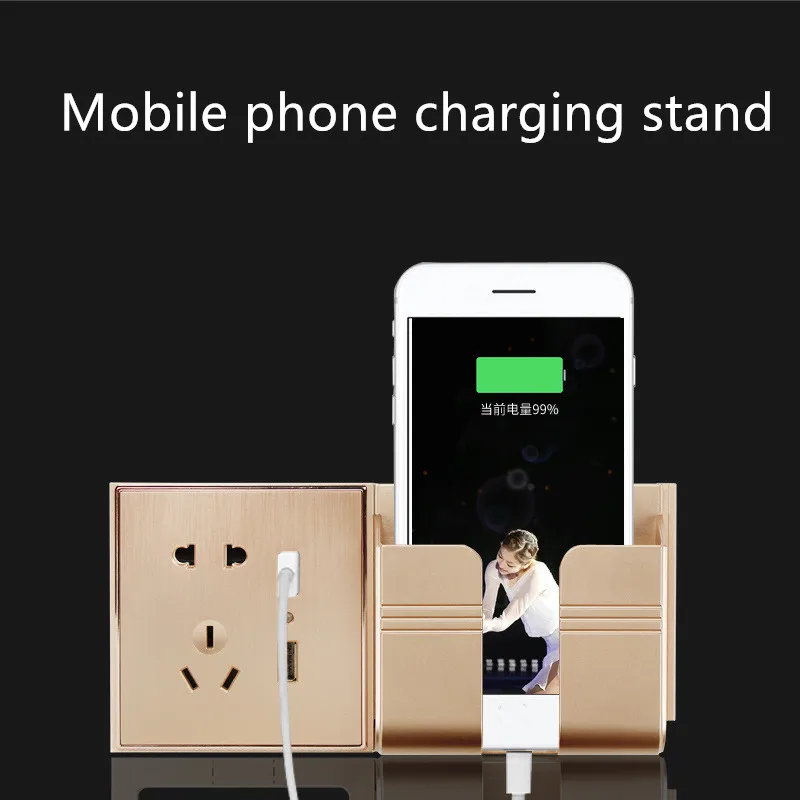 

Dual USB Socket Power Outlet Socket With Wall Charger Adapter Electric Charger Adapter Charging Usb Outlet Wall Plate Holder