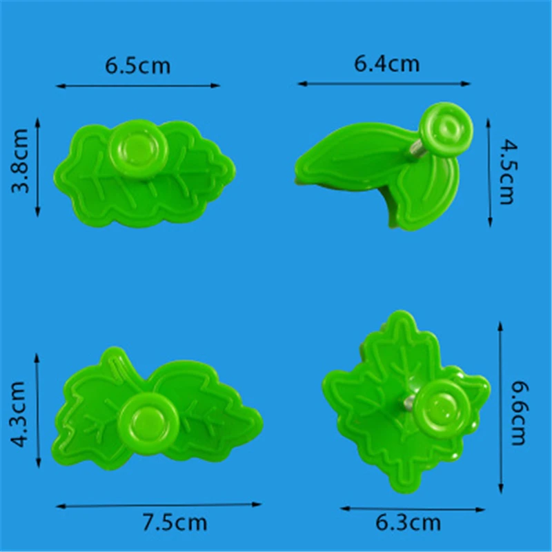 Форма листа пластиковый набор резаков для печенья кондитерский торт форма для выпечки для печенья пружина для принтера Плунжерные Инструменты для выпечки украшения торта инструменты