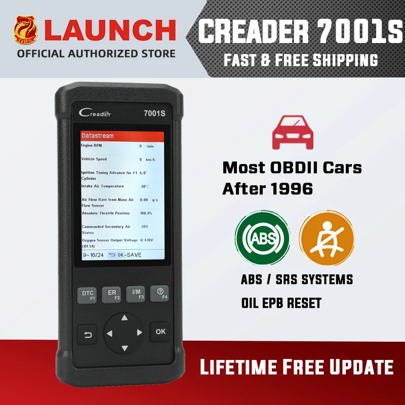 Launch DIY читальный инструмент кодов CReader 8001 полный OBD2 сканер/инструмент