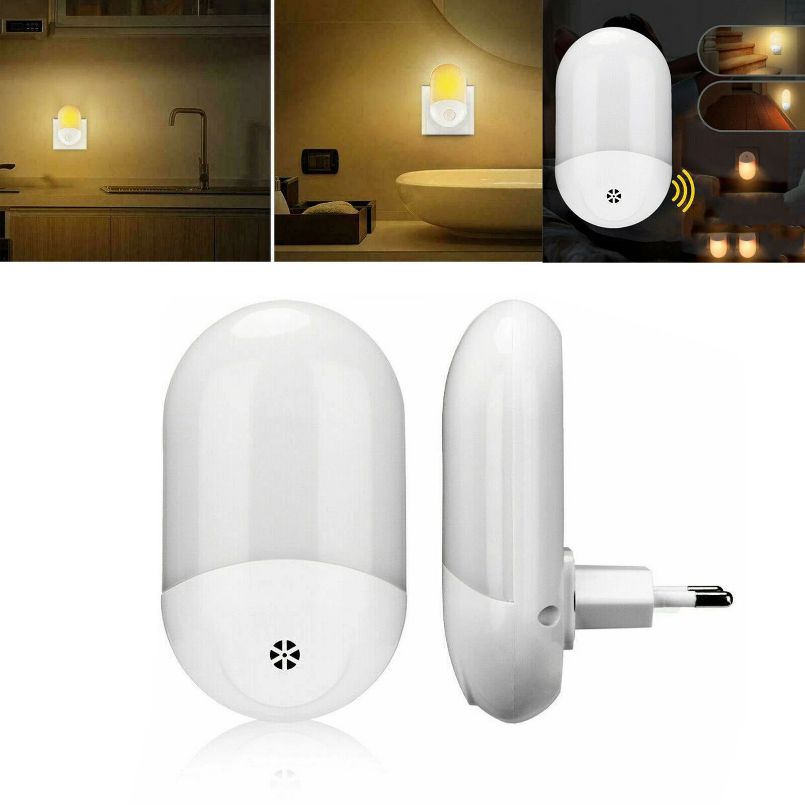 night lamp Automatic LED Motion Sensor Night Light Wall Plug In Dusk to Dawn Sensor Light Lamp Warm White US/UK/EU Plug for children /girl home depot dinosaur light