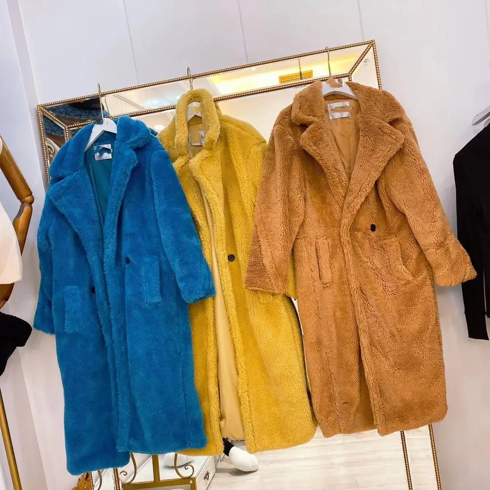 Стиль теплое пальто для осени и зимы женское длинное пальто abrigos mujer invierno