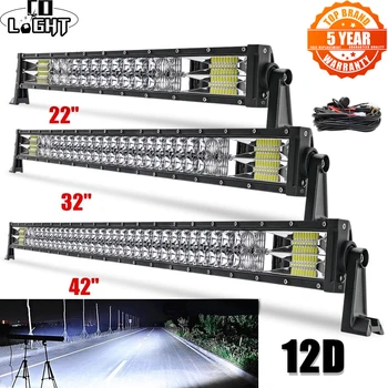 

CO LIGHT 2-Row 22" 32" 42" 52" LED Light Bar 11000LM Work Light Combo Offroad Led Bar for 4x4 4WD SUV ATV Boat Truck UAZ 12V 24V