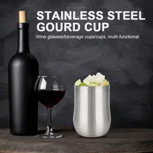 Cucurbita форма воды пивная кружка из нержавеющей стали кружка для питья холодная пара чашки кофе бар портативный современный