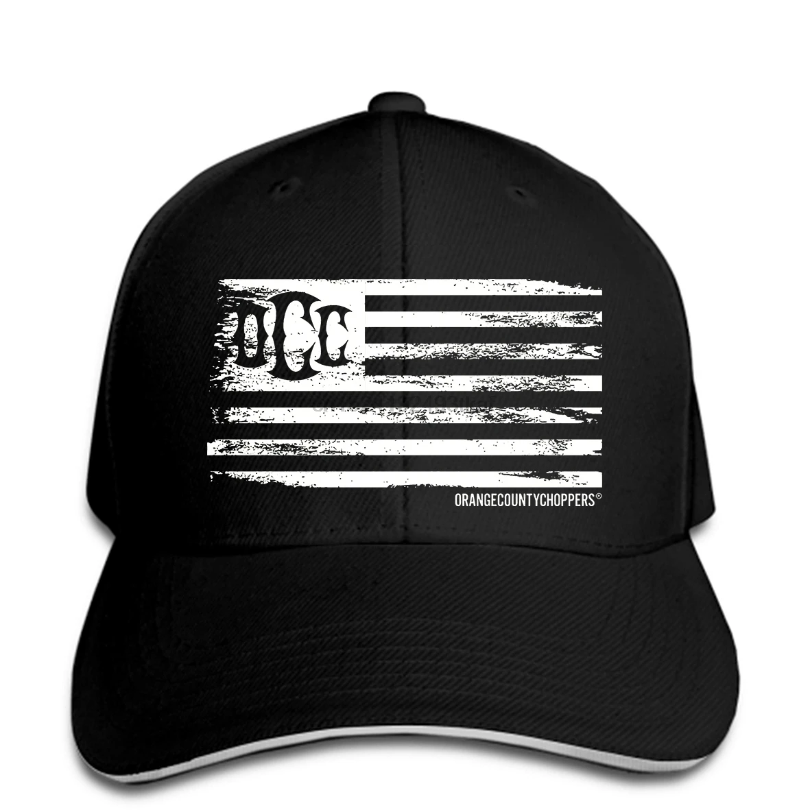 Бейсболка USA Glory OCC(черный) оранжевый кантри Чопперы товар шляпа остроконечная Кепка