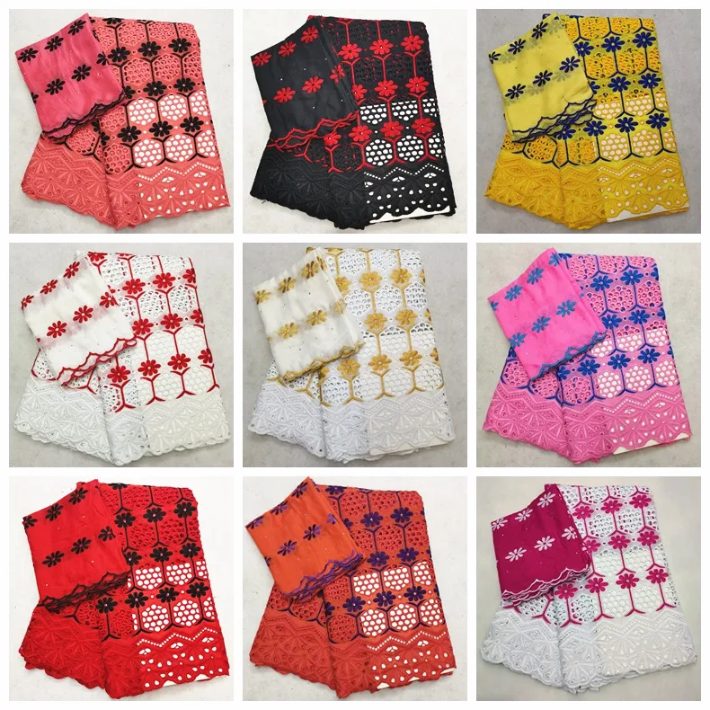 

swiss voile lace in switzerland tissu africain broderie coton latest african laces 2019 dubai fabric women scarf 7yard/lot