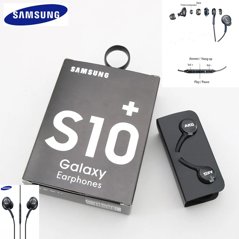 Samsung AKG Наушники EO IG955 3 5 мм наушники вкладыши с микрофоном Проводная гарнитура для