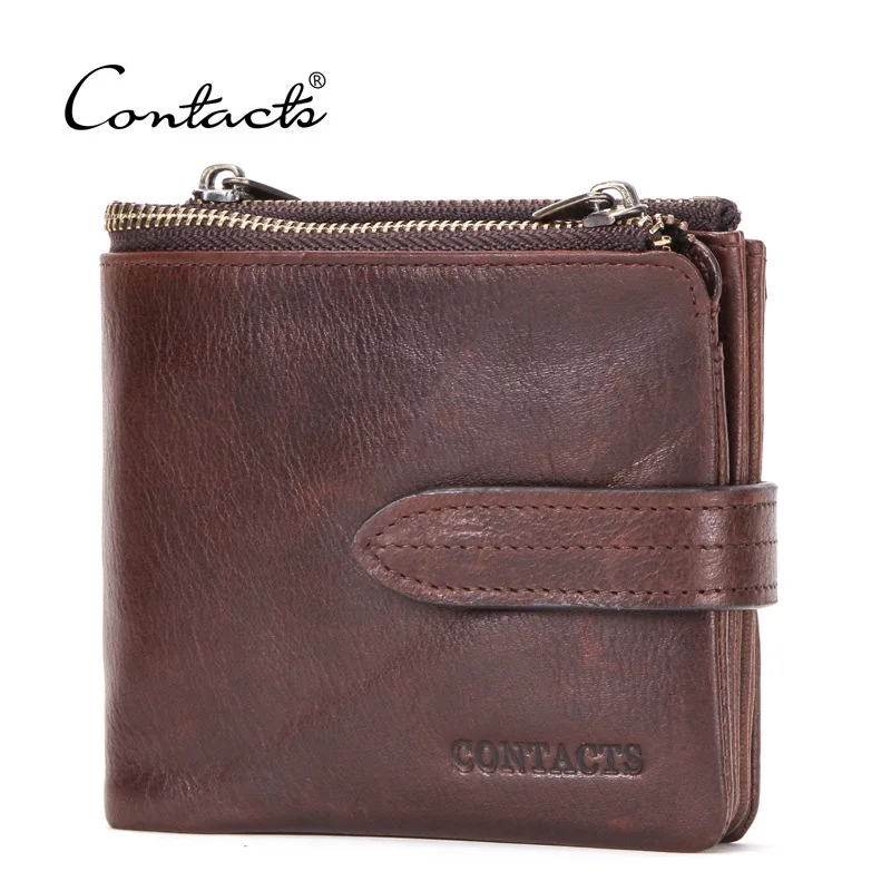 men's-purse-crazy-horse-leather-zipper-buckle-men's-wallet-leather-cross-money-clip-retro-wallet-card-holder