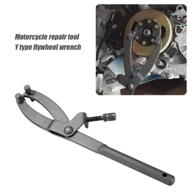 Wrench Flywheel Clutch Holder Remover Puller Adjustable Motorcycle Atv