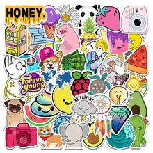 

10/30/50PCS Cartoon Fresh Graffiti Stickers Laptop Guitar Skateboard Refrigerator Luggage Waterproof Stickers Wholesale
