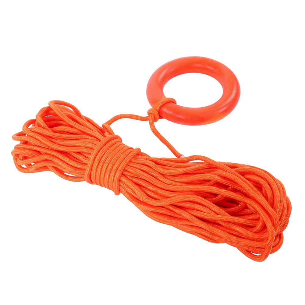 Fdit 6MM Diameter 30M PVC Reflective Life Saving Line Lifesaving Rope with Hook Pull Rings Lifesaving Equipment Fdit 6MM Diameter 30M PVC Reflective Life Saving Line Lifesaving Rope with Hook Pull Rings Lifesaving Equipment