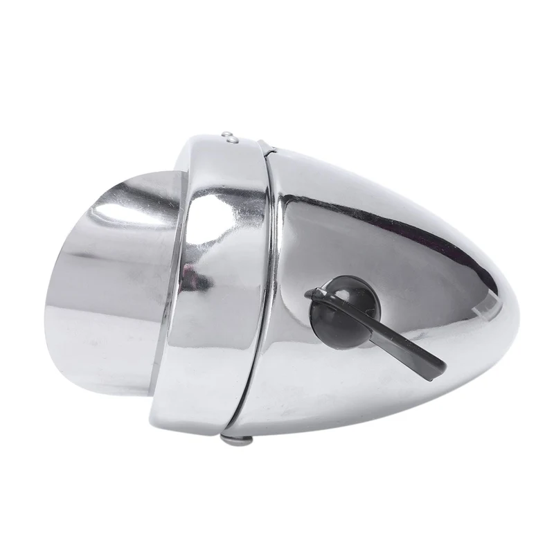 Discount Bicycle Hat Lamp Bike Front Light Retro Headlights Metal Silver 6Led Waterproof Headlights Riding Equipment Bicycle Accessories 8