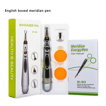 

Electronic Acupuncture Pen Electric Meridians Laser Therapy Heal Massage Pen Meridian Energy Pen Relief Pain Tools