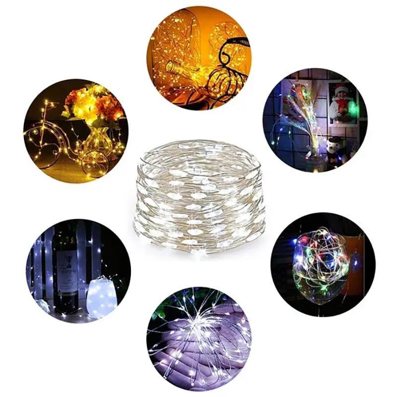 

Creative LED Fairy String Lights Sound Activated Birthday Battery Box Beautiful Music Lights String Party Celebration