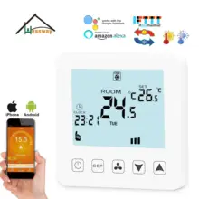 HESSWAY туя 4P и 2P охлаждения нагрева температура raumтермостат wifi для гистерезиса 1 градусов с Amazon Alexa и Google Home