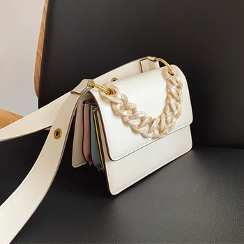 

Fashion Chain Handbags Women Crossbody Shoulder Bag Vintage Luxury Leather Ladies Designer Messenger Bags Totes Female Purses