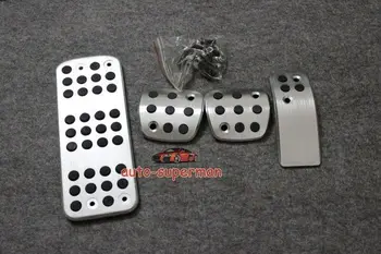 

Sports Racing Fuel Brake Clutch + Foot Rest 4PCS MT Pedals For Peugeot 206 206CC