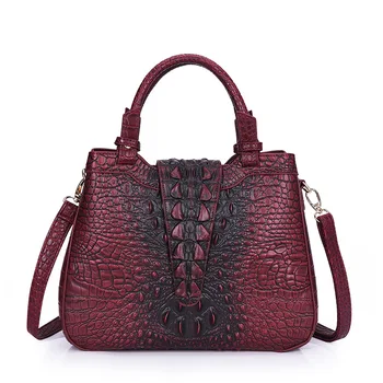 

2020 Shoulder Bag Women's Portable Crocodile Leather Handbags Trend European And American Bags Female BM French Bag