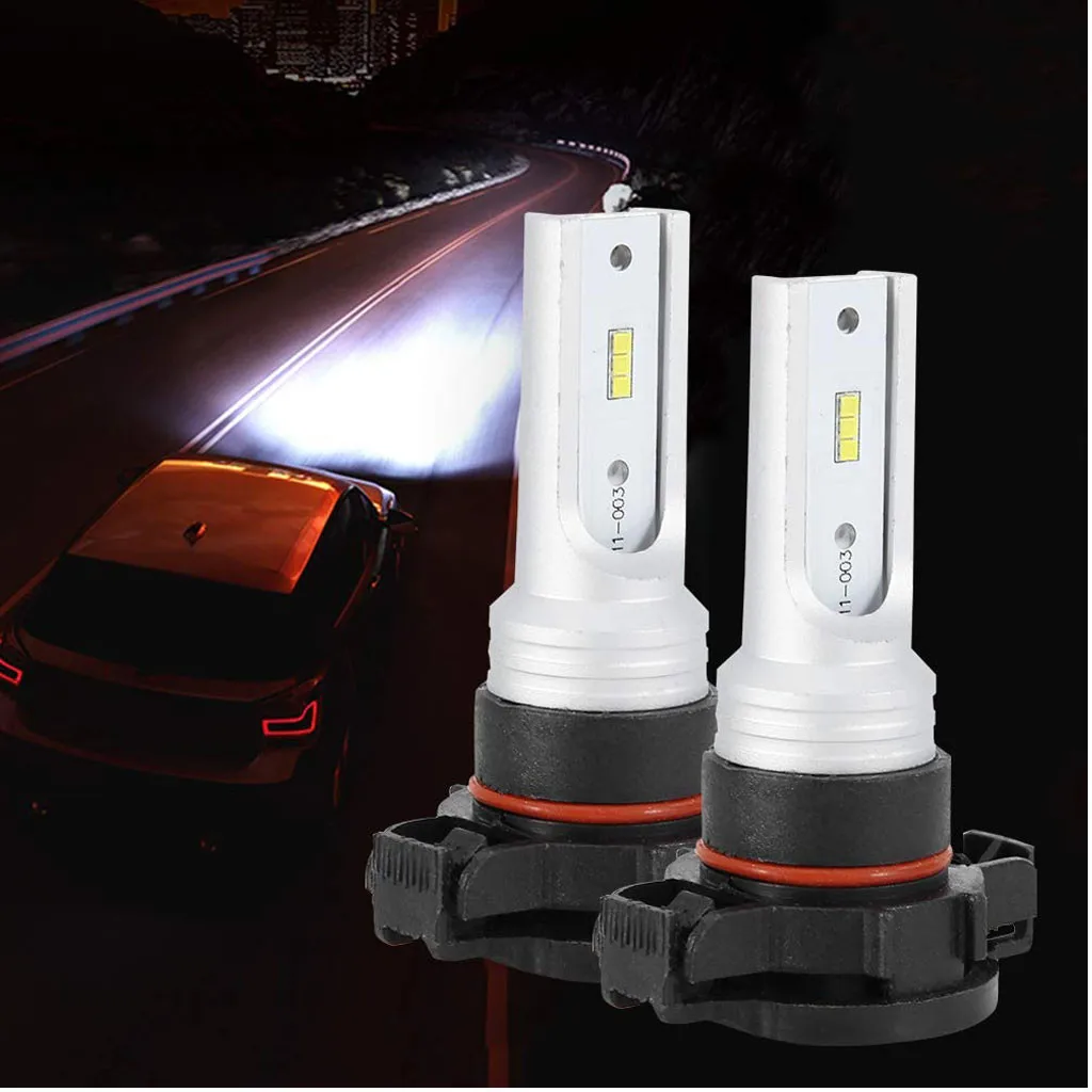 H16 5202 светодиодные противотуманные фары высокой мощности 72W CSP-Y11 белый свет 6000K(2 шт)#7