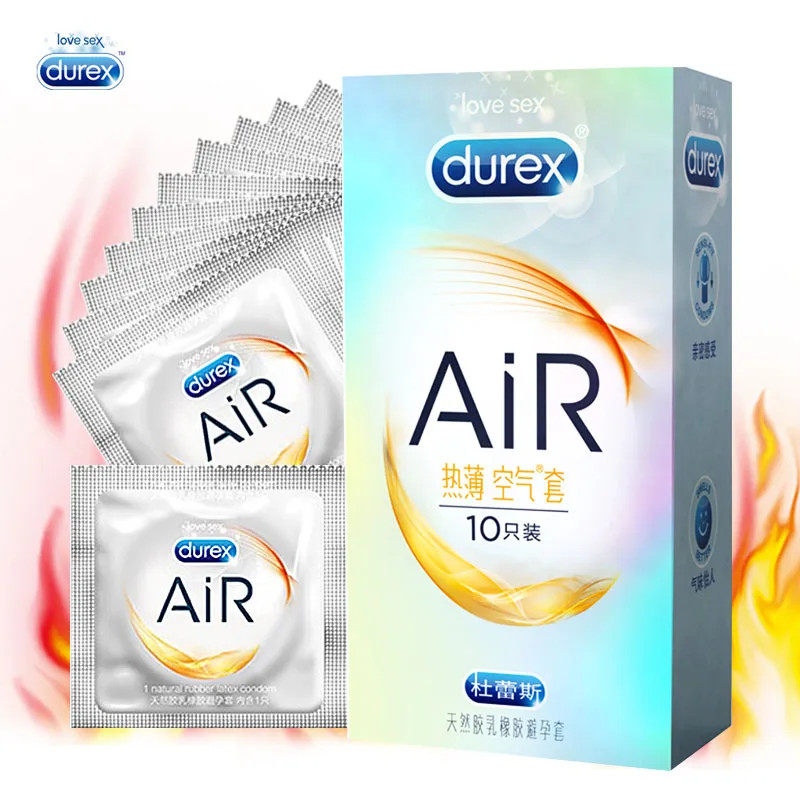 Durex воздушные презервативы согревающие ультратонкие натуральные резиновые