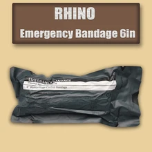 Bandages stérilisés de 6 pouces, Bandages d'urgence hémostatiques pour les traumatismes, les blessures d'entraînement des soldats militaires