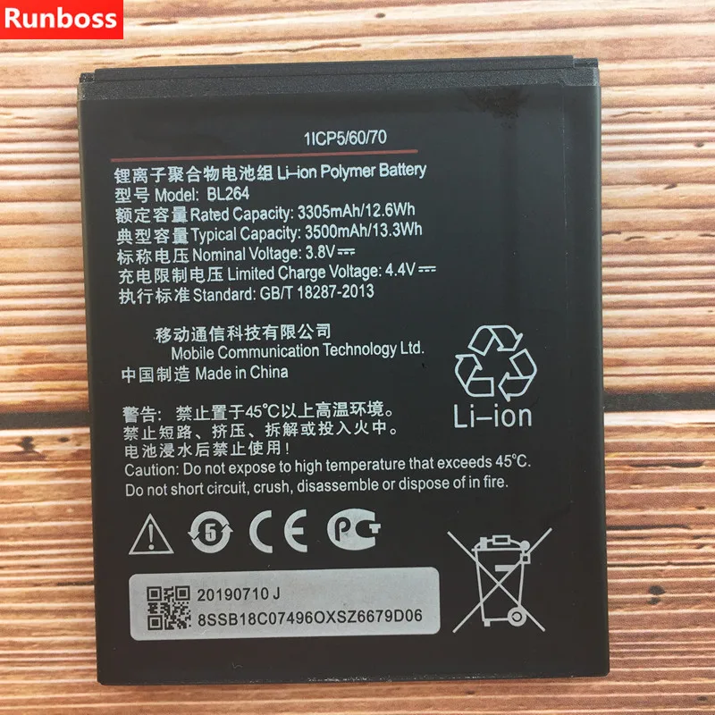 Новый оригинальный аккумулятор BL264 для Lenovo Vibe C2 Power k10a40 _ S120 16120 Row 100% | Мобильные