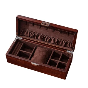 Wooden Watch Box Watch Holder Box for Watches Top Jewelry Organizer Box Grids Watch Organizer New Wooden Watch Box Watch Holder Box for Watches Top Jewelry Organizer Box Grids Watch Organizer New