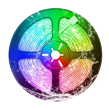 

Bluetooth Waterproof LED Strip Light RGB 5M LED Light Tape 5050 LED Light for Party Bedroom Kitchen Flexible LED Strip