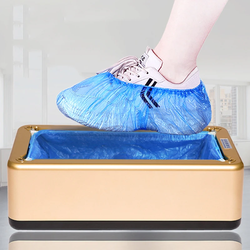 Disposable T-Buckle Overshoes for Automatic Shoe Cover Dispensers Dustproof Boot Covers Waterproof Plastic and Non-Woven Indoor shoe covers,disposable shoe covers,plastic shoe cover