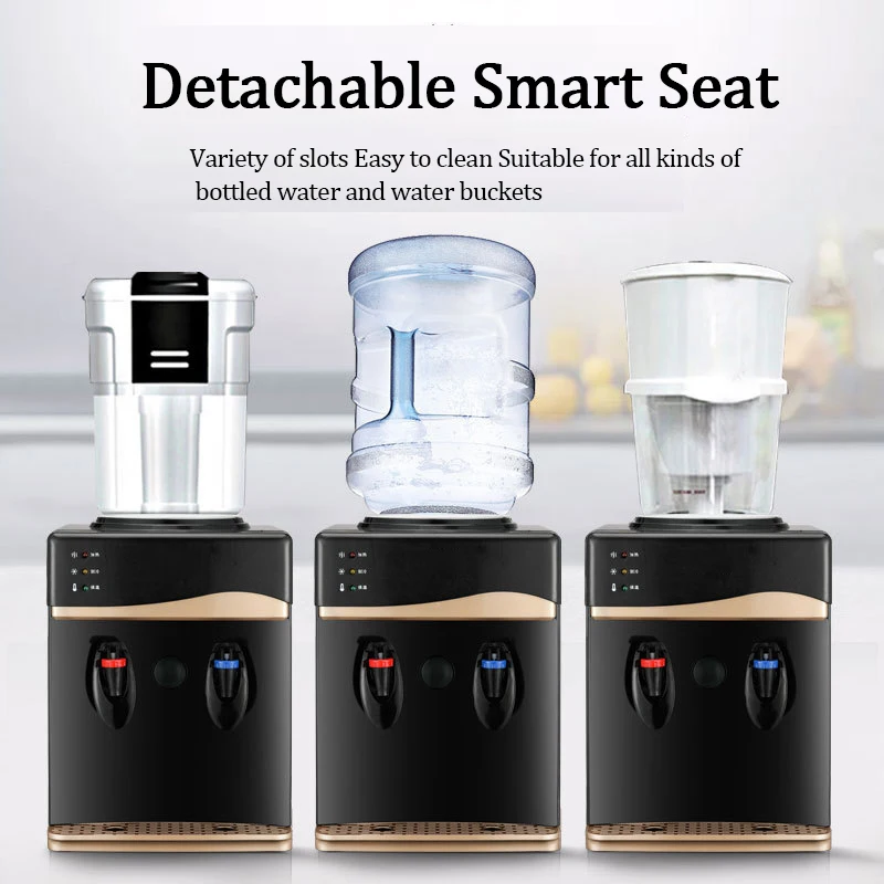 550W Household Warm Ice Warming Small Kitchen Office Mini Energy Saving Desktop Water Dispenser