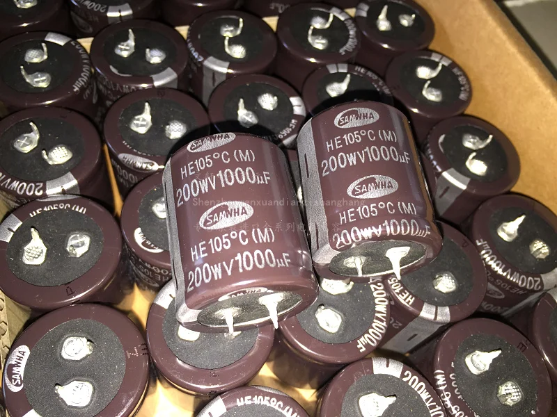 1pcs/2pcs/5pcs 1000uF 200V SAMWHA HE Series Wide Temperature Range 30x35mm 200V1000uF Aluminum Electrolytic Capacitor | Инструменты