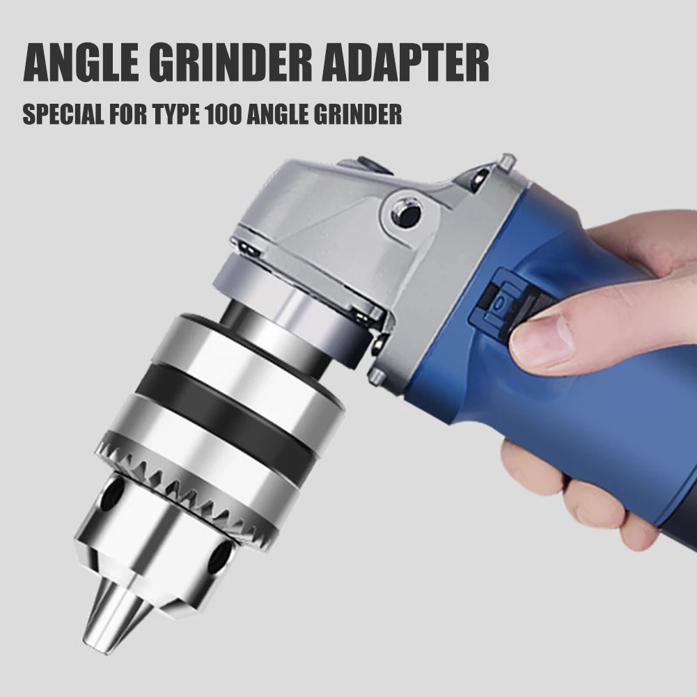 10mm Chuck Holder Power Drill Convert Adapter for Electric Angle Grinder 10mm Chuck Holder Power Drill Convert Adapter for Electric Angle Grinder