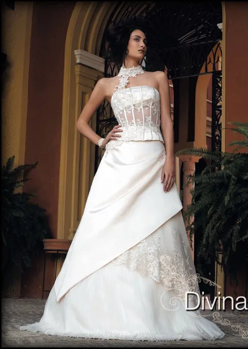 Бальный наряд новые модные пикантные Casamento дизайн vestido de noiva с высоким воротом и свадебное платье для матери невесты платья